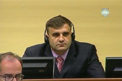 Milan Lukic, accused of commiting war crimes against Bosnin Muslims in Visegrad